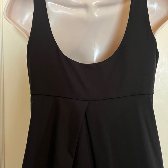 Diane von Furstenberg Black Dress with Ruffled Front NWT - Picture 7 of 10